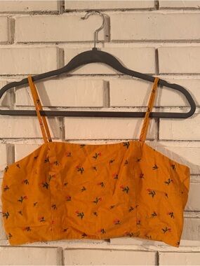 American Eagle Floral Cropped‎ Tank